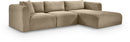Shaggy - Fabric 3 Piece Modular Sectional