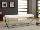 Walton - Leatherette Upholstered Tufted Accent Bench