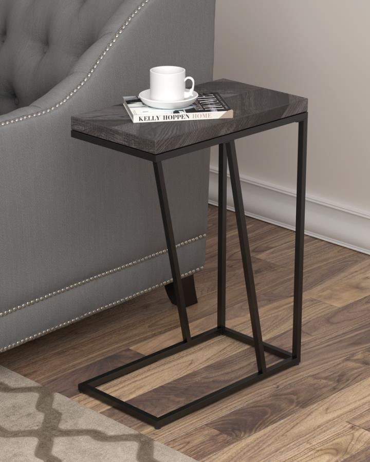 Sergio - Engineered Wood C-Shaped Side Table