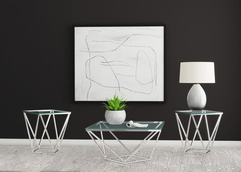 Brittania - Square Coffee Table Set