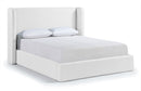 Kendall - Linen Textured Fabric Upholstered Bed