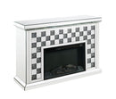 Noralie - Fireplace - Faux Diamonds & Mirrored