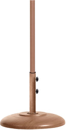 Fiji - Aluminum Patio Umbrella With Round Teak Base