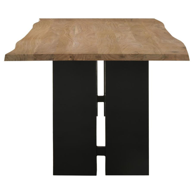 Bradshaw - Live Edge Wood Dining Table - Natural Acacia