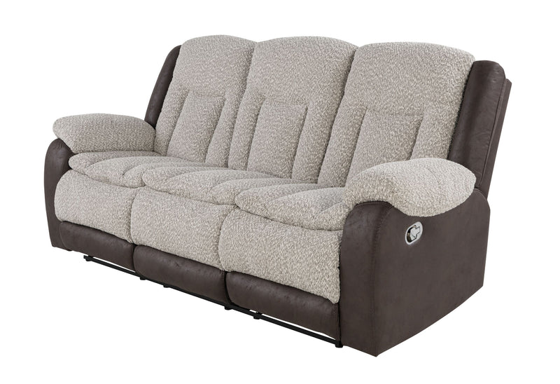 U4377 - Reclining Sofa - Gray / Brown