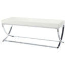 Walton - Leatherette Upholstered Tufted Accent Bench