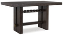 Burkhaus - Rectangular Dining Room Counter Table - Dark Brown