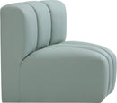 Arc - Faux Leather Curved Corner Chair
