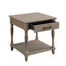 Ariolo - End Table - Weathered Oak