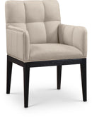 Adrian - Dining Arm Chair (Set of 2) - Black Legs