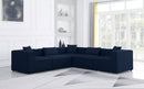Cube - Linen 5 Piece Modular Corner Sectional
