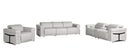 1126 - 7-Piece Modular Power Reclining Sofa, Loveseat & Chair Set In With 6 Power Recliners & Power Headrests