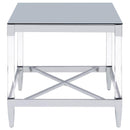 Lindley - Square Tempered Mirror Acrylic Table