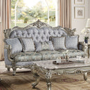 Miliani - Sofa With 5 Pillows - Fabric & Antique Bronze
