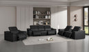 2679 - Power Reclining Sofa, Console Loveseat & Chair Set In Genuine Leather (6 Recliners)