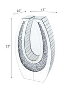 Noralie - Accent Decor - Mirrored & Faux Diamonds