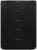Astrid - Solid Wood And Oak Veneer Chest