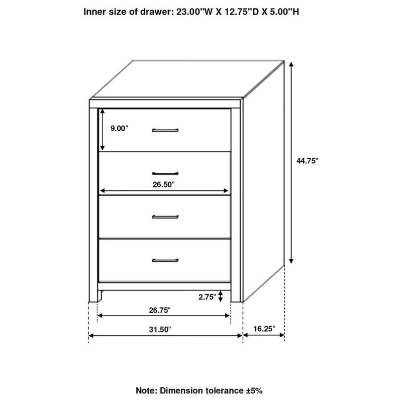 Brantford - 4-Drawer Chest