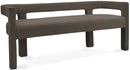 Athena - Boucle Fabric Bench
