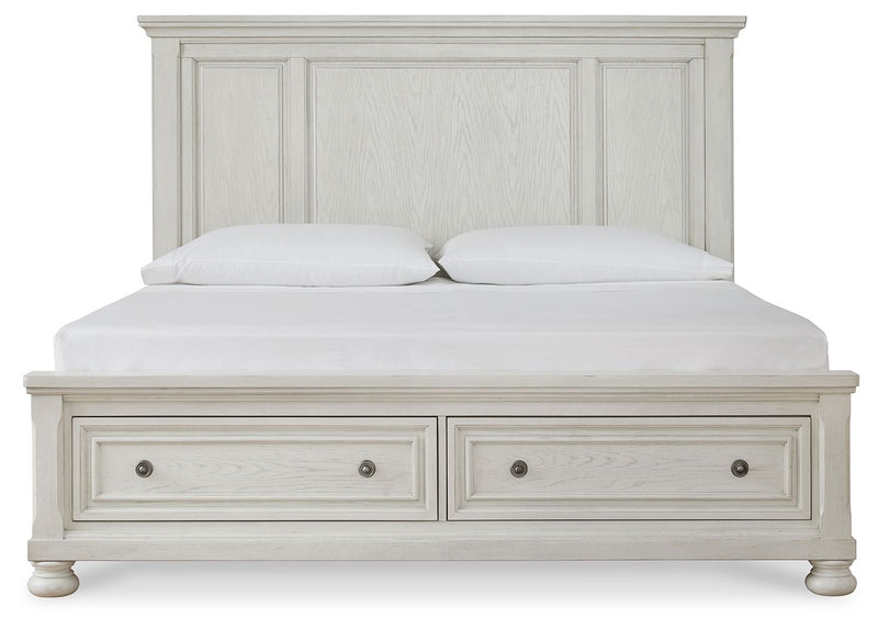 Robbinsdale - Panel Storage Bed