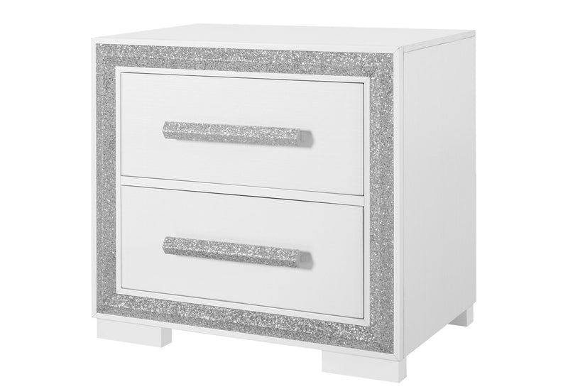 Andros - Nightstand - Silver