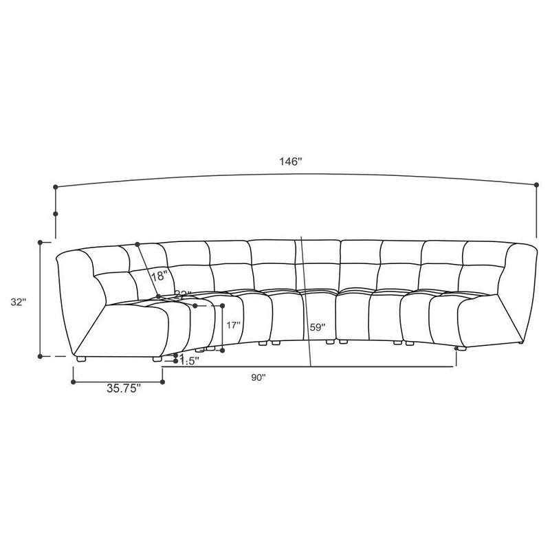 Charlotte - Upholstered Modular Sectional Sofa