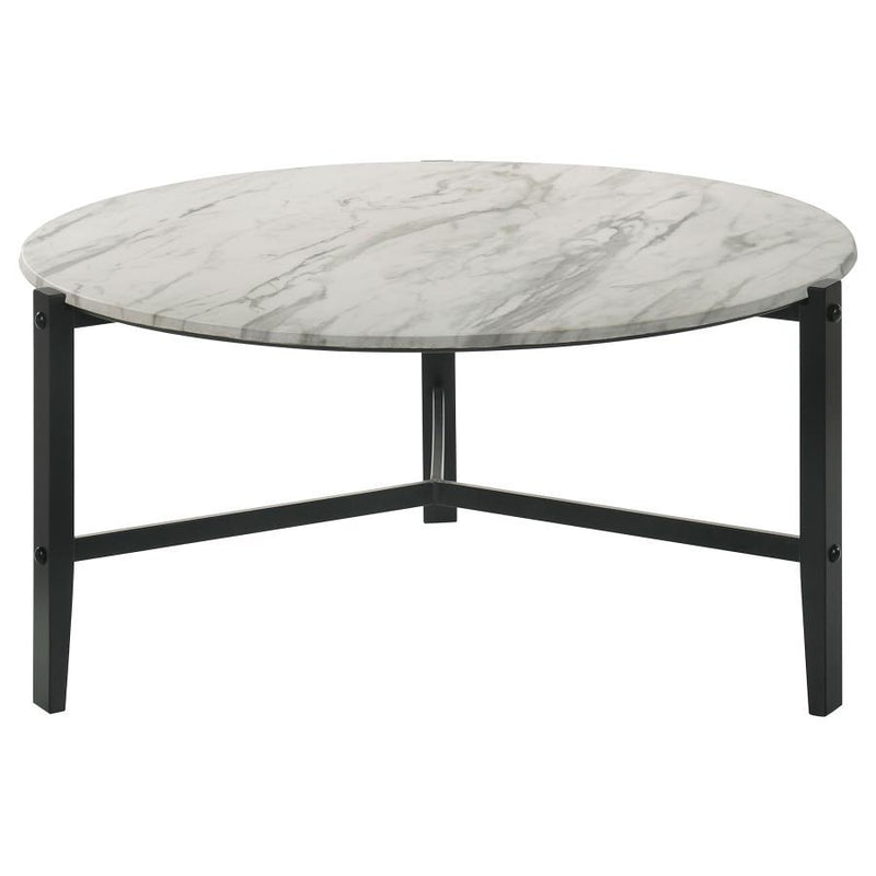 Tandi - Round Faux Marble Table