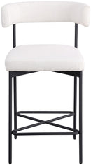 Rivage - Durable Stool With Black Frame (Set of 2)
