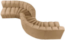 Arc - Velvet 6 Piece Modular Sofa