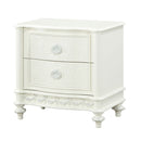 Dorothy - Nightstand With 2 Drawers - Ivory