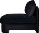 Hammond - Velvet Performance Fabric Upholstered Armless Chair
