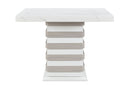 D2507 - Bar Table With Hidden Storage In The Base - White