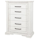 Mckinney - 5-Drawer Bedroom Chest Of Drawers - Vintage White