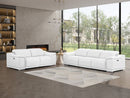 2679 - Genuine Leather Reclining Set (Sofa And Loveseat With 4 Power Recliners)