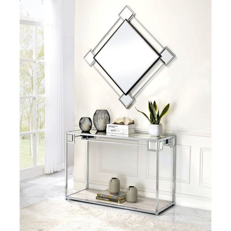 Asbury - Wall Mirror - Mirrored & Chrome