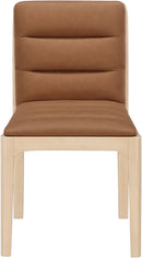 Ellis - Vegan Leather Upholstered Dining Chair (Set of 2) - Natural Base