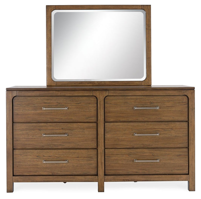 Cabalynn - Light Brown - Dresser And Mirror