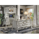 Dresden - Computer Desk & Hutch - Bone White