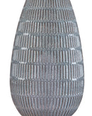 Kaidins - Ceramic Table Lamp - White / Blue