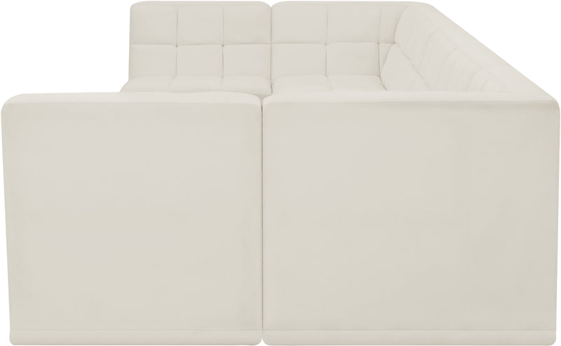 Relax - Modular Sectional 7 Piece - Cream