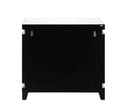 Lotus - 32" Console Cabinet - Mirrored & Faux Ice Cube Crystals