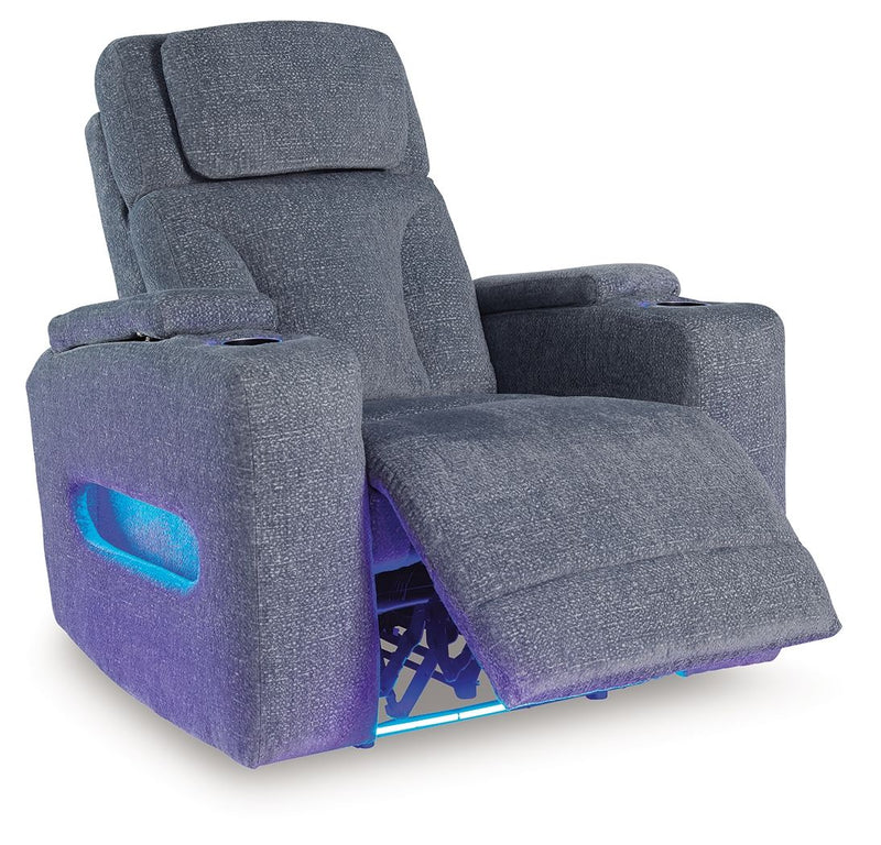 Studio Cave - Steel - Power Recliner