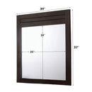 Panang - Mirror - Mahogany