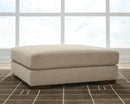Linenhause - Oversized Accent Ottoman - Dune