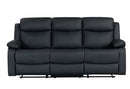 U6026 - Console Reclining Loveseat With LED - Black