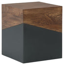 Trailbend - Accent Table - Brown / Gunmetal
