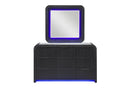 Beckett - Dresser With LED - Black / White