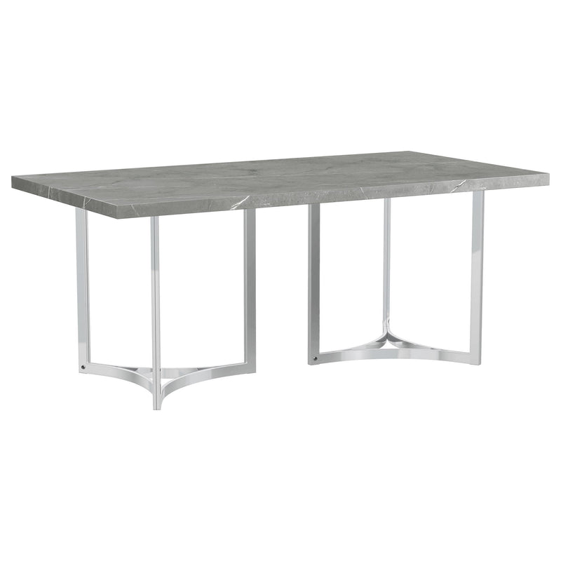 Sterling - Rectangular Dining Table - Gray