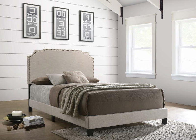 Tamarac - Upholstered Nailhead Bed