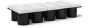 Pavilion - 10 Piece Modular Bench With Black Base
